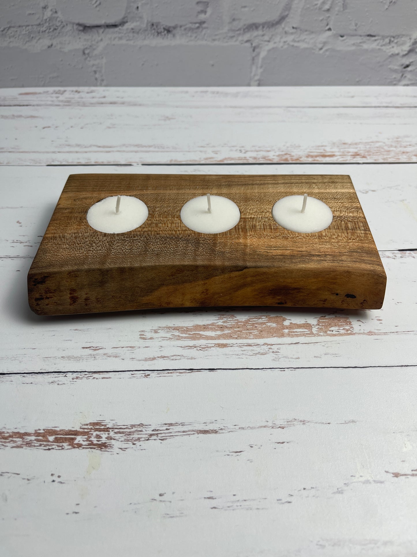 Rustic tea light holders