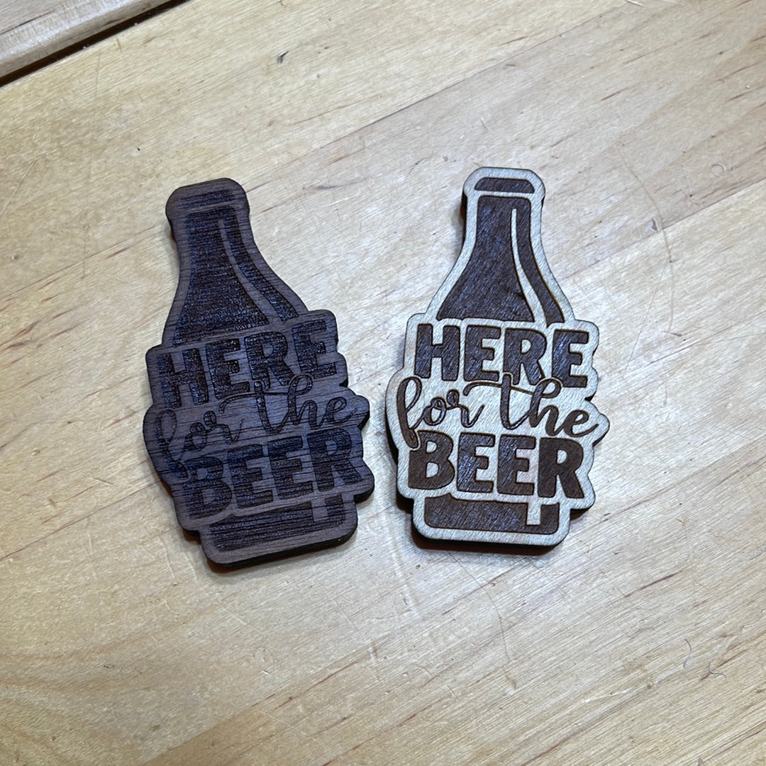 Booze themed fridge magnets