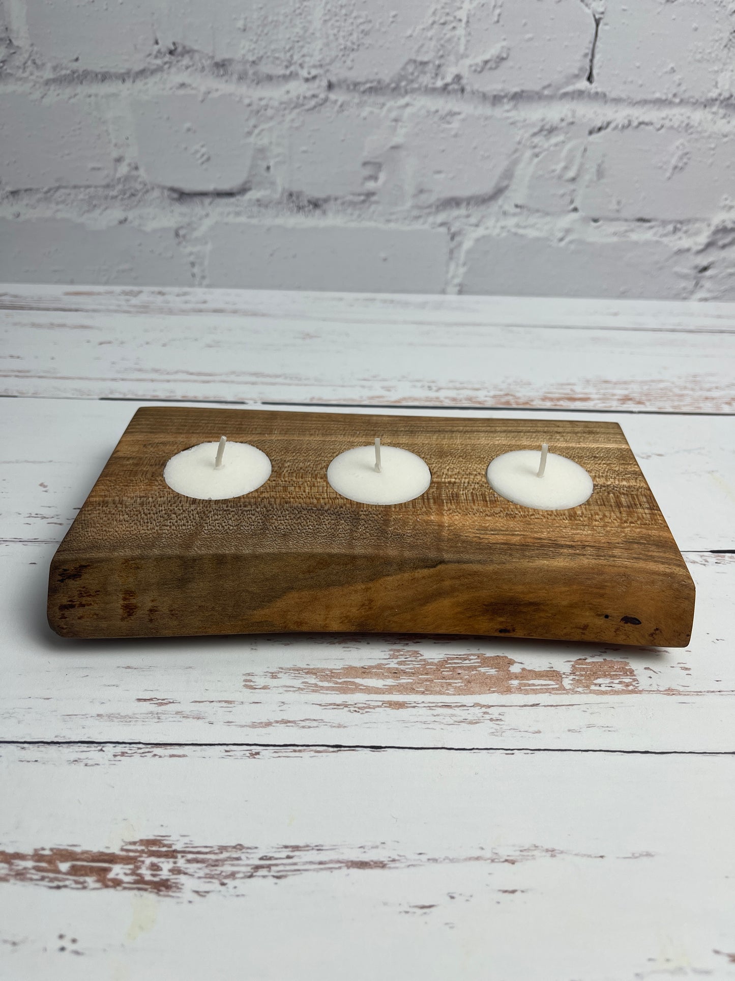 Rustic tea light holders