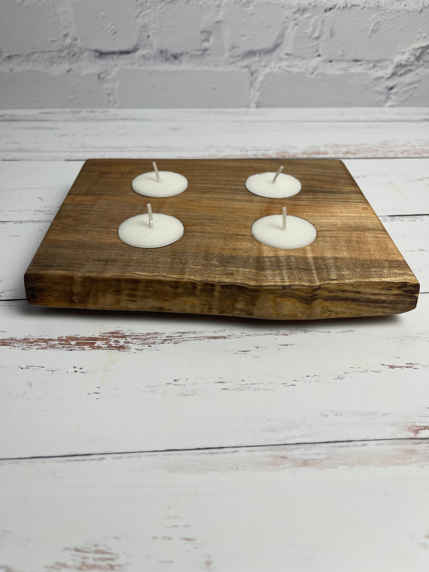 Rustic tea light holders