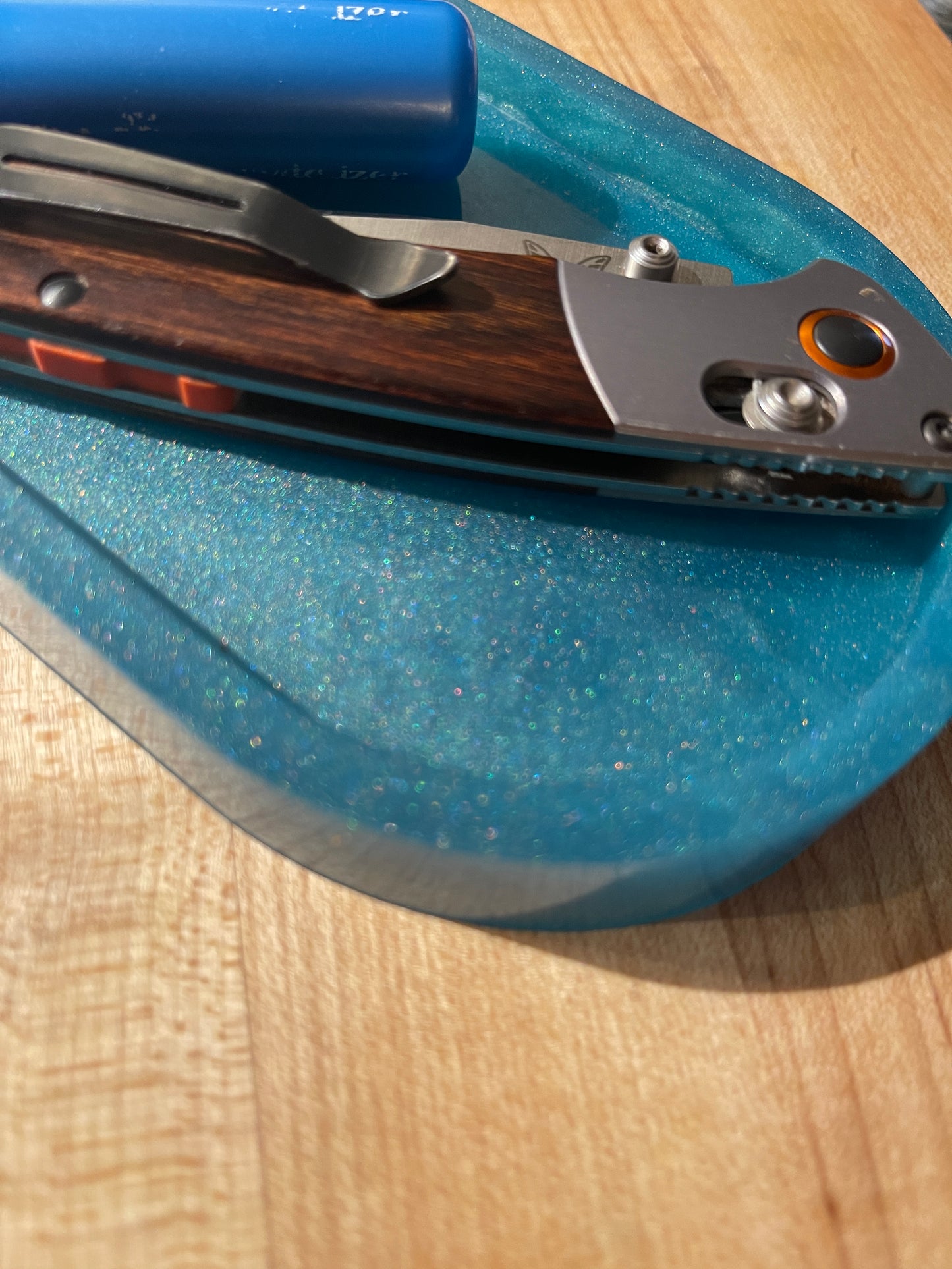 Resin catch all tray