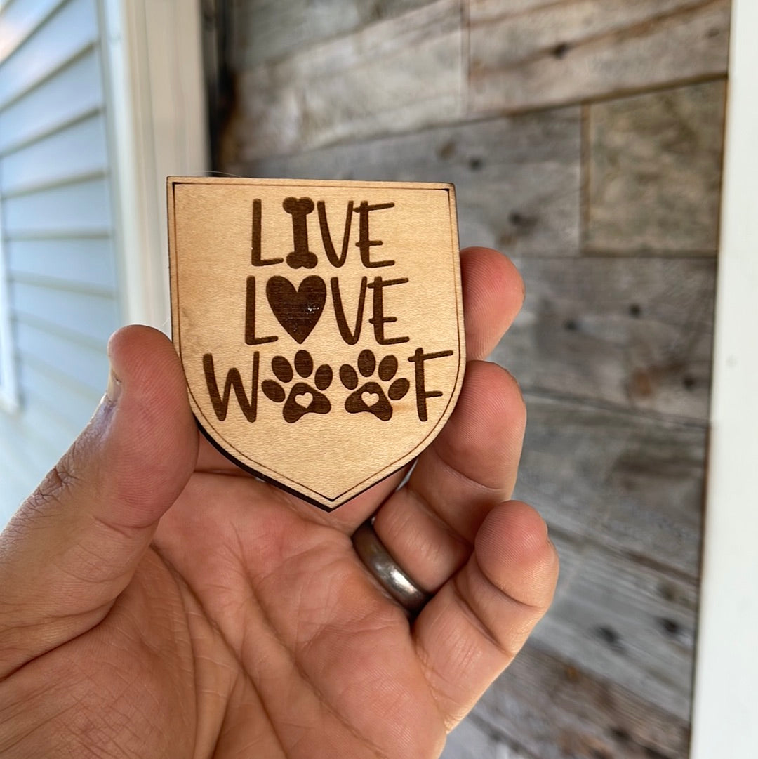 Pet themed fridge magnets