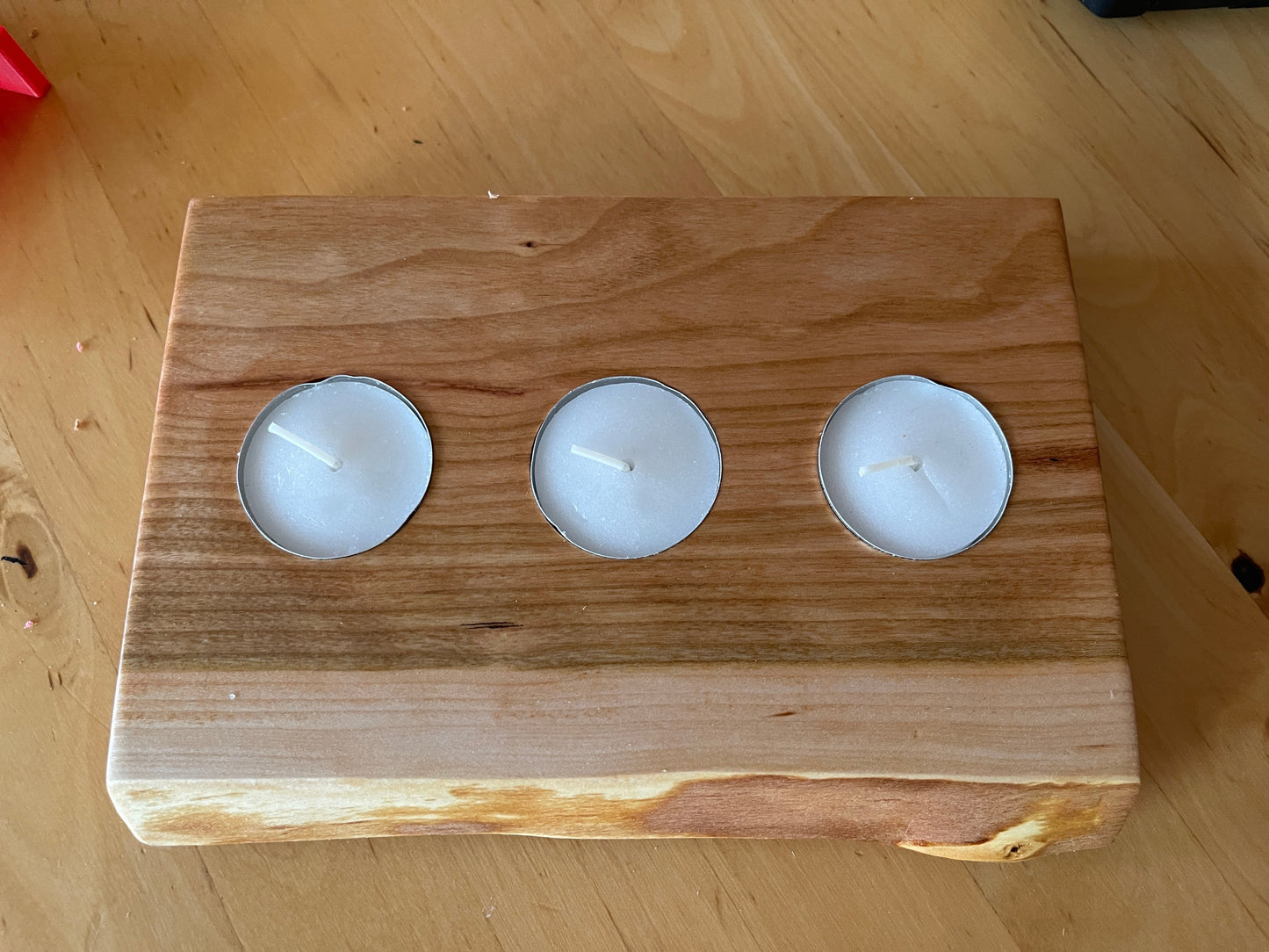 Rustic tea light holders