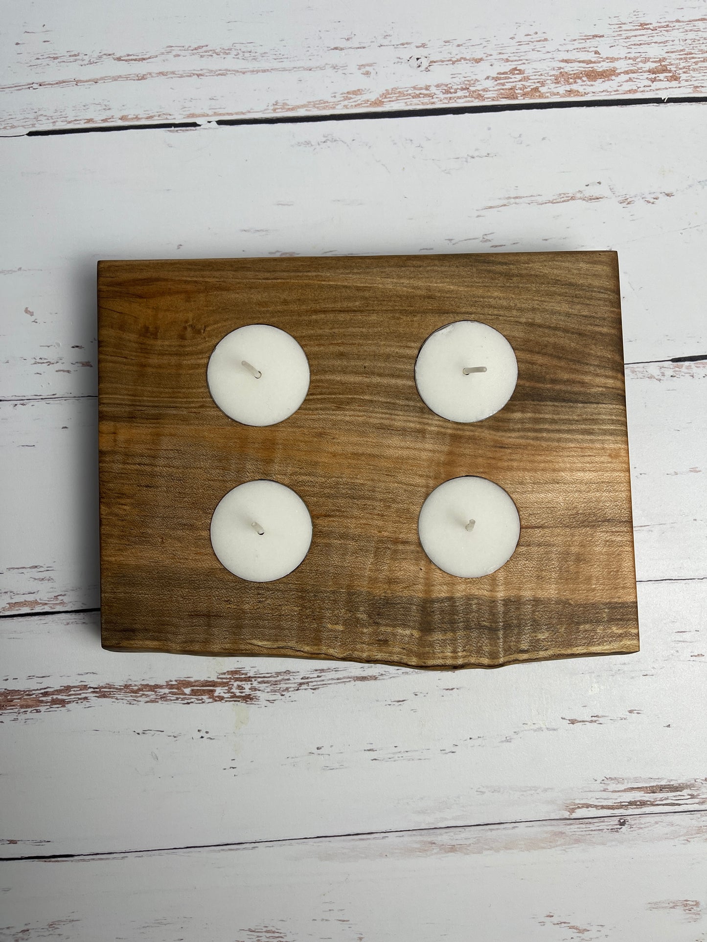 Rustic tea light holders