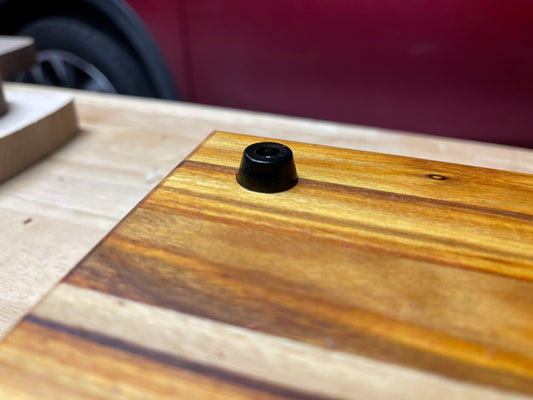 Anti-skid, non marking rubber feet