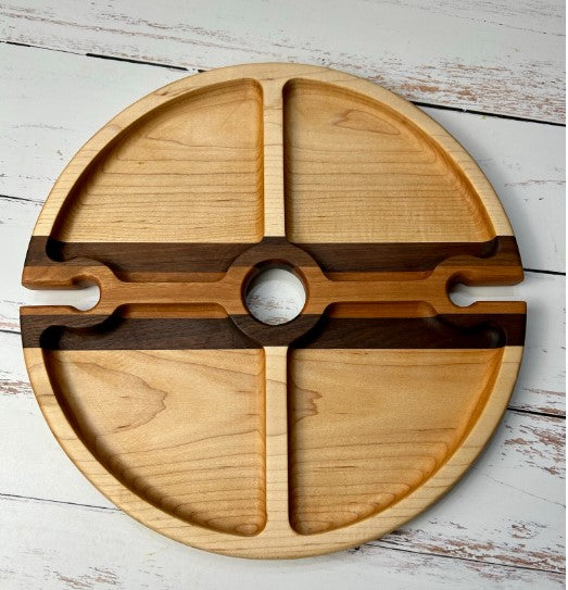 Wine Caddy Charcuterie Board