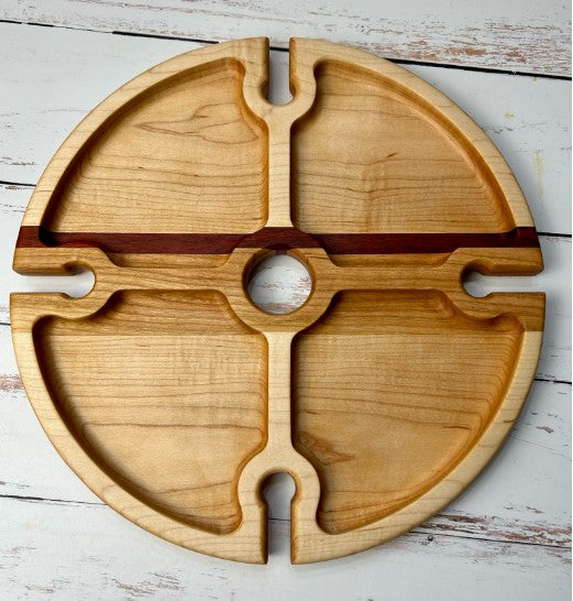 Wine Caddy Charcuterie Board