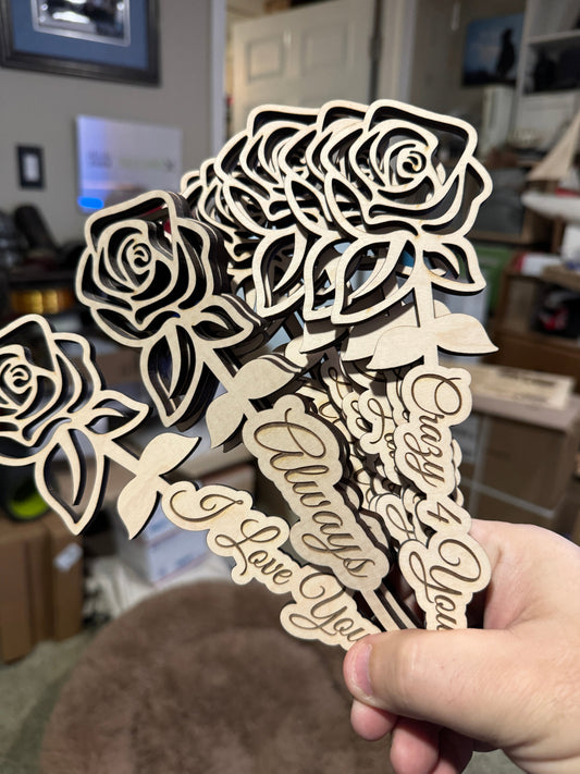 Wooden Rose - Wholesale