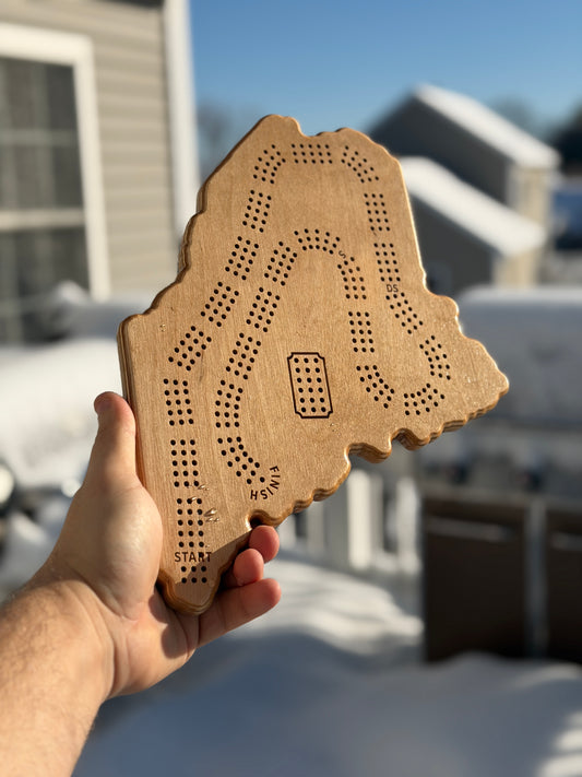 Cribbage: Maine Shaped Board