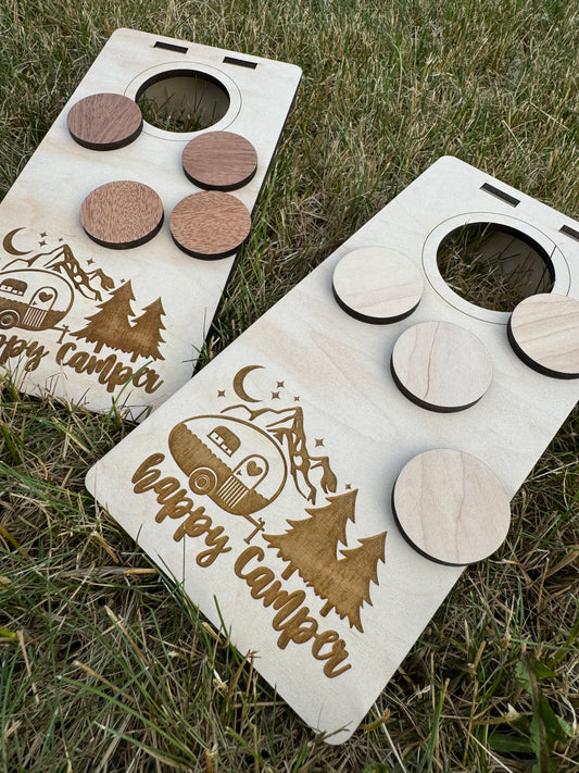 Table Top Cornhole - Happy Camper
