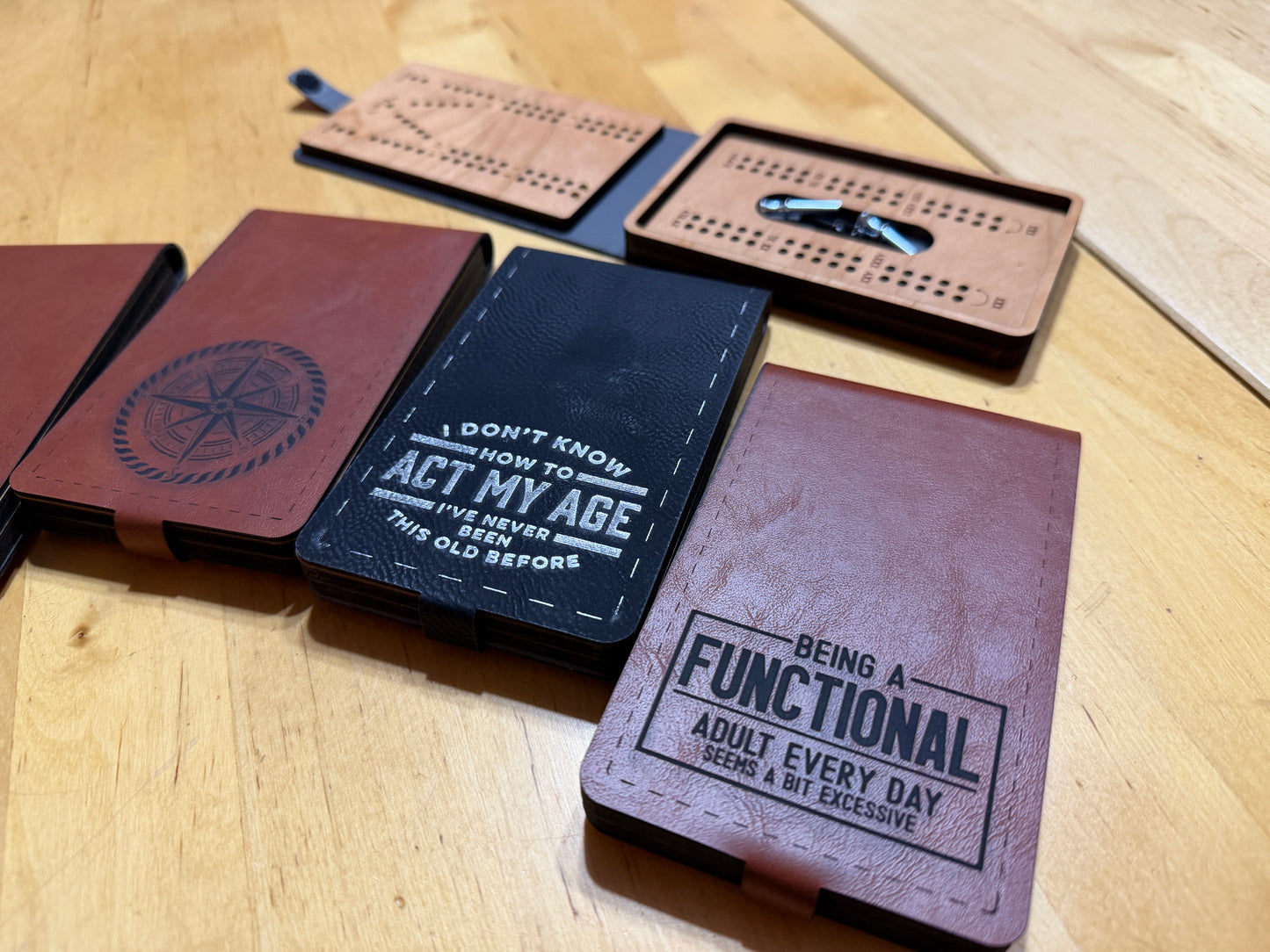 Folding Cribbage Board - Functional Adult