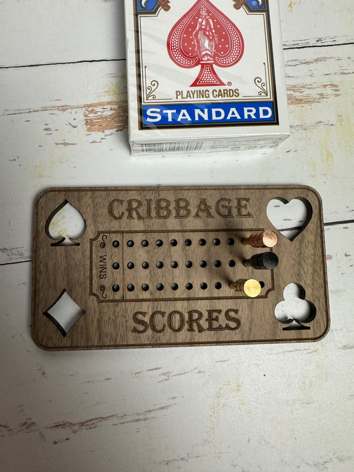 Cribbage score board