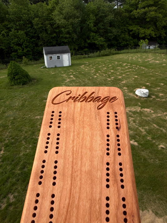 Cribbage: Solid Cherry Competition Board