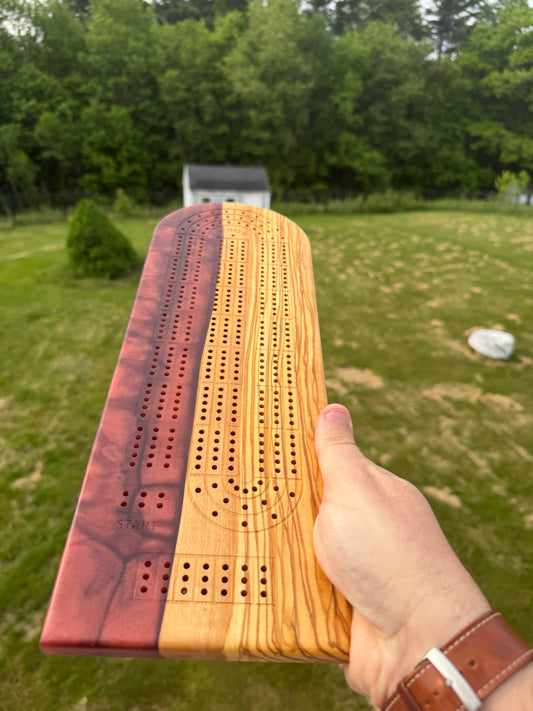 Large Cribbage Board #28