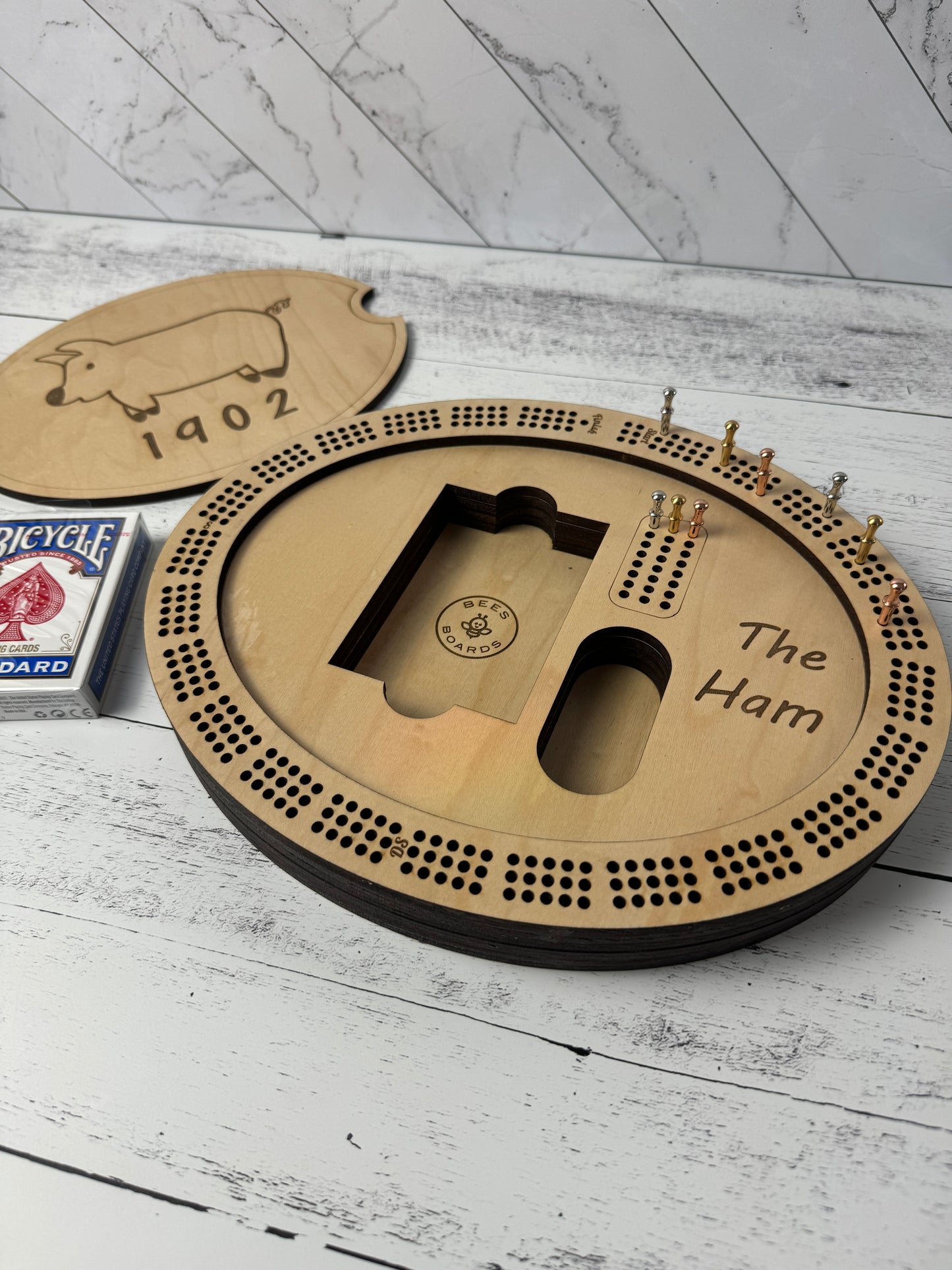 Cribbage: Oval 3 track custom - Wholesale