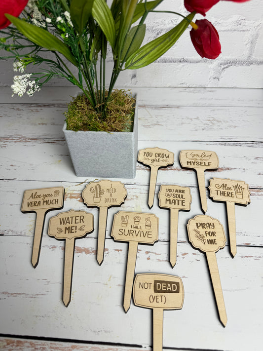 Plant Markers - funny sayings