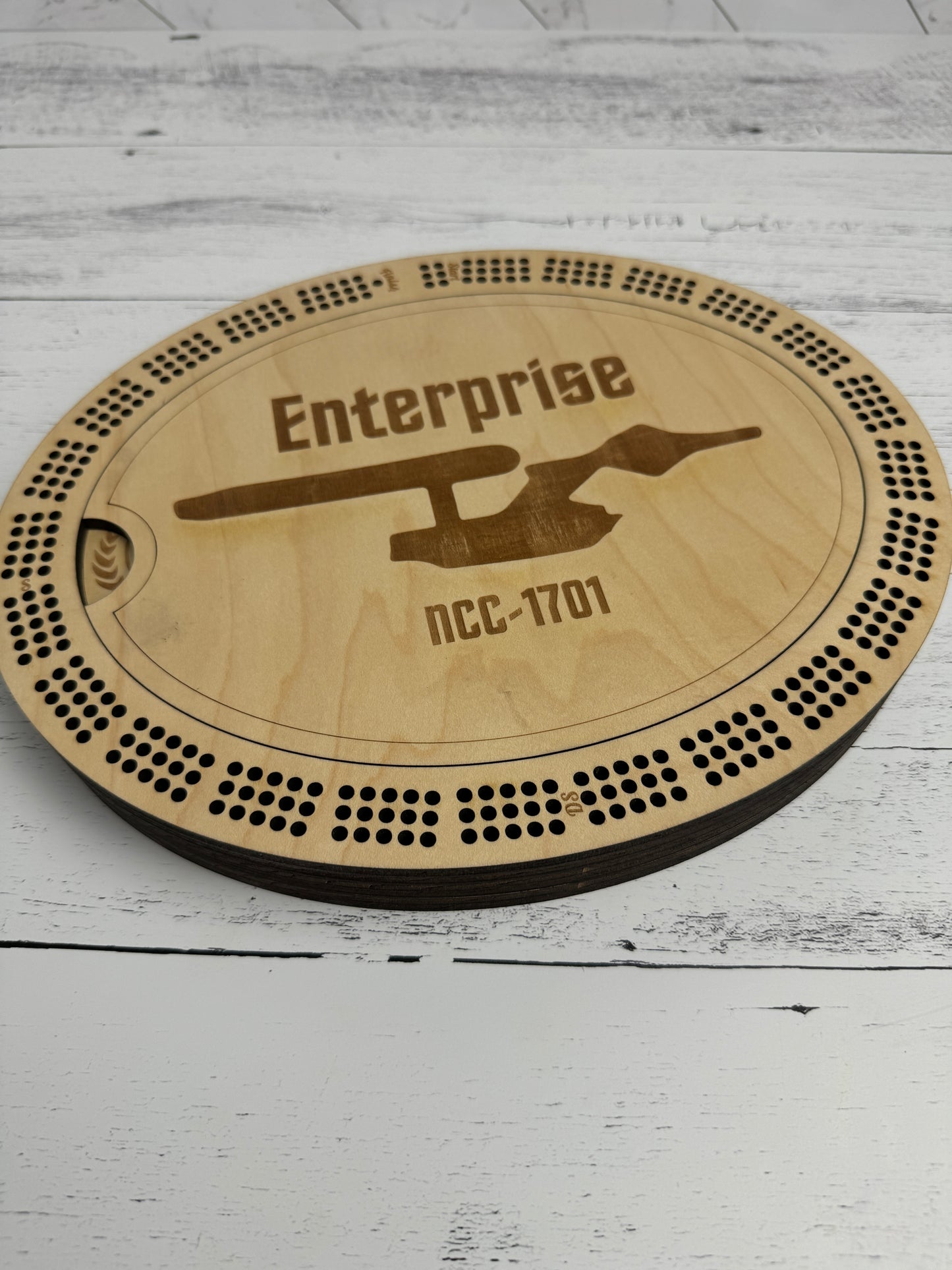 Enterprise Cribbage Board