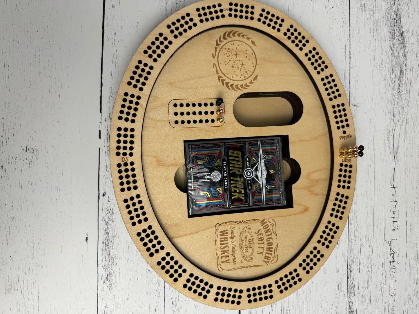 Enterprise Cribbage Board