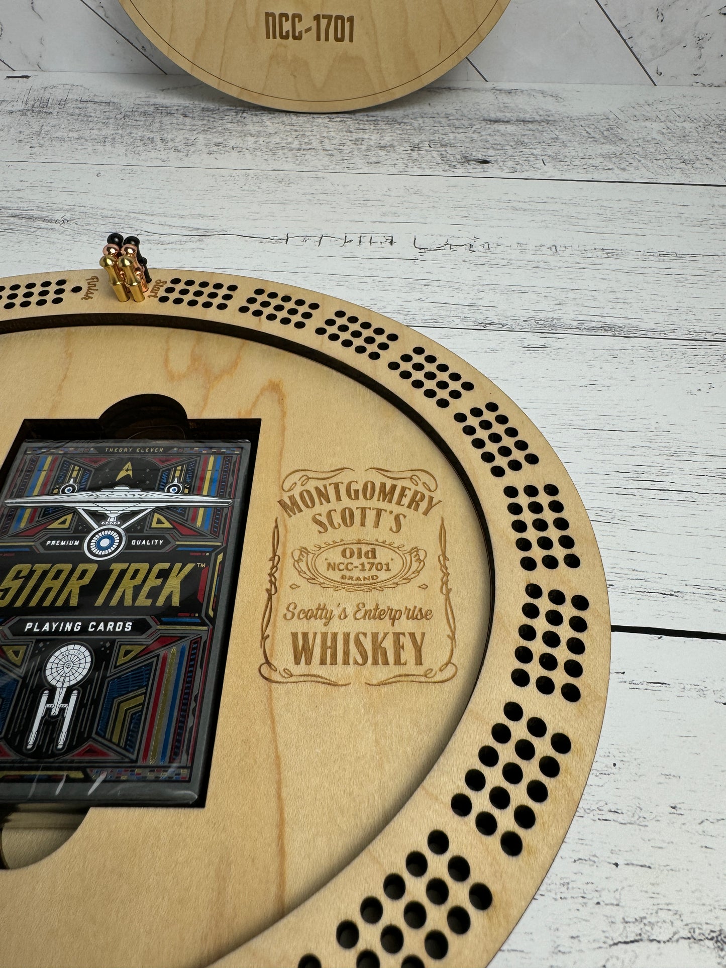 Enterprise Cribbage Board