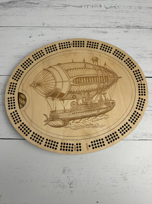 Steam Punk Cribbage Board