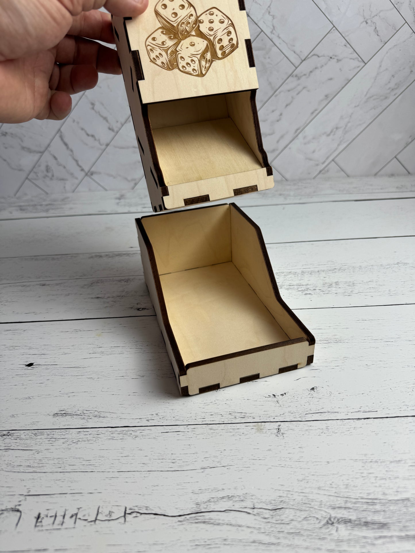 Folding Dice Tower