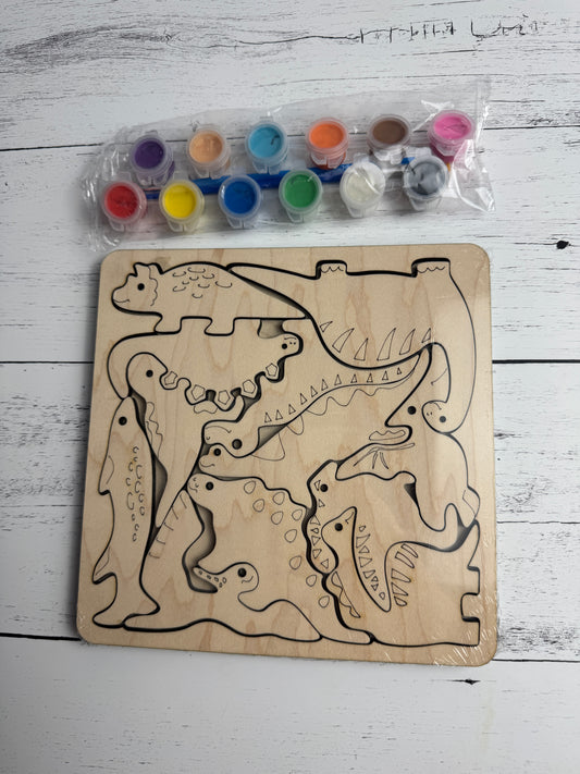 Kids' Wooden Adventure Puzzle