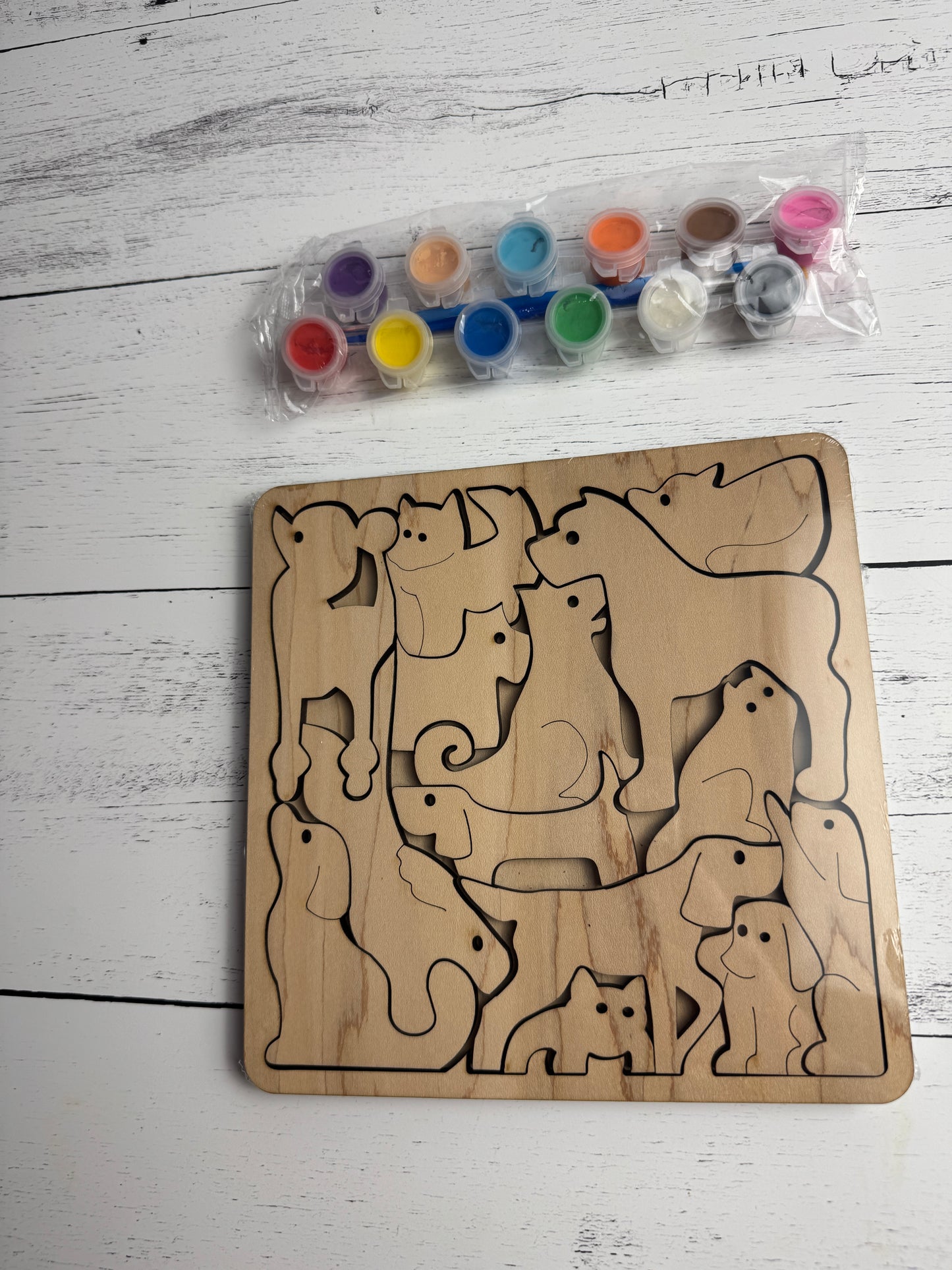 Kids' Wooden Adventure Puzzle