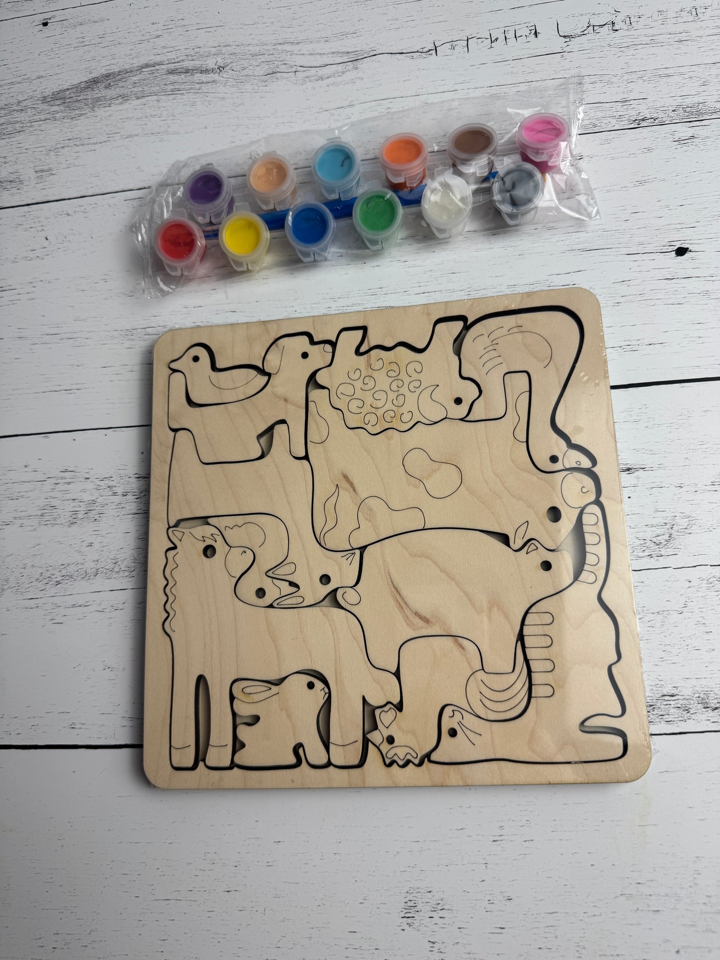 Kids' Wooden Adventure Puzzle