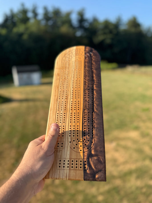 Large Cribbage Board #19