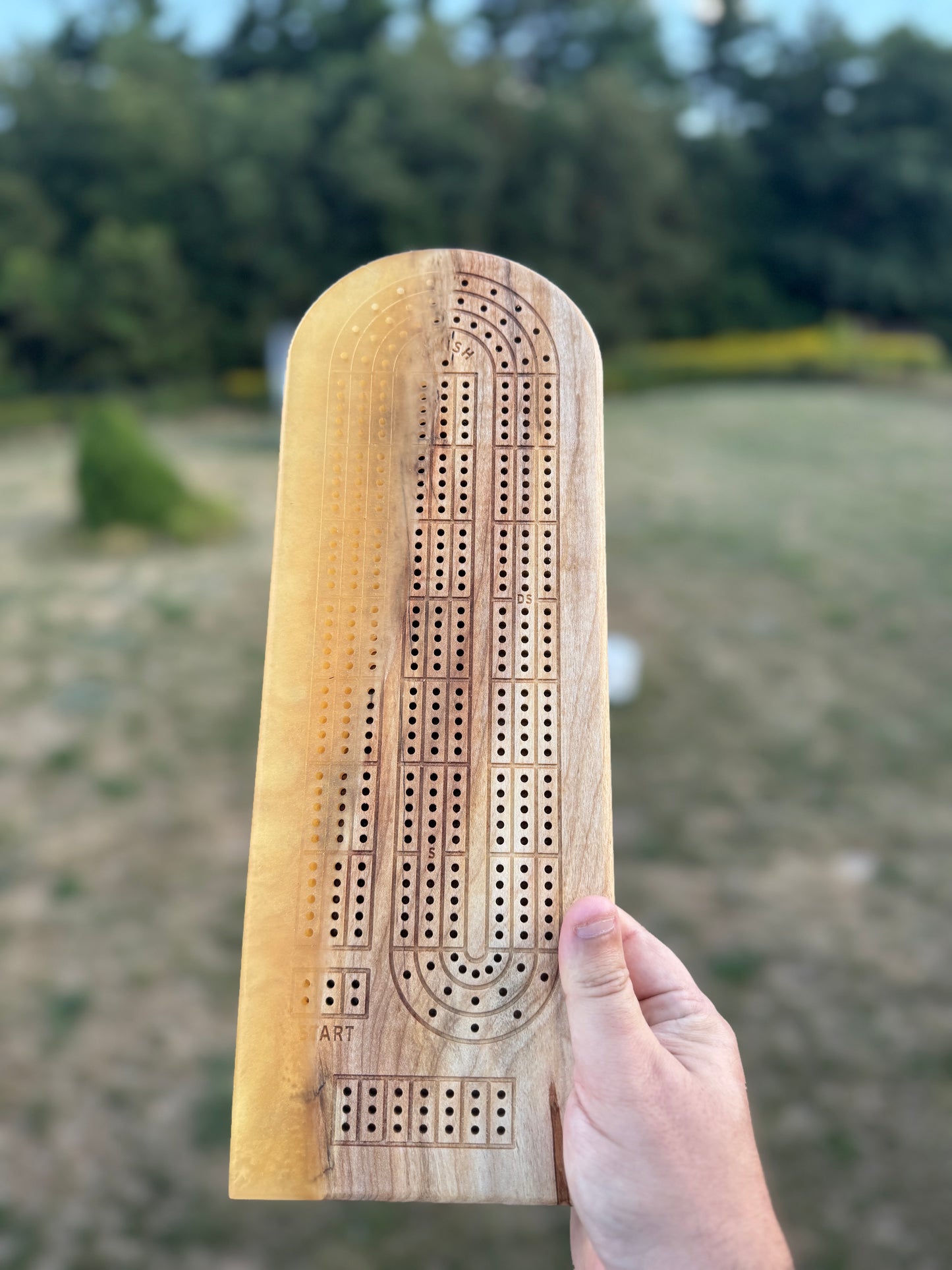 Large Cribbage Board #25