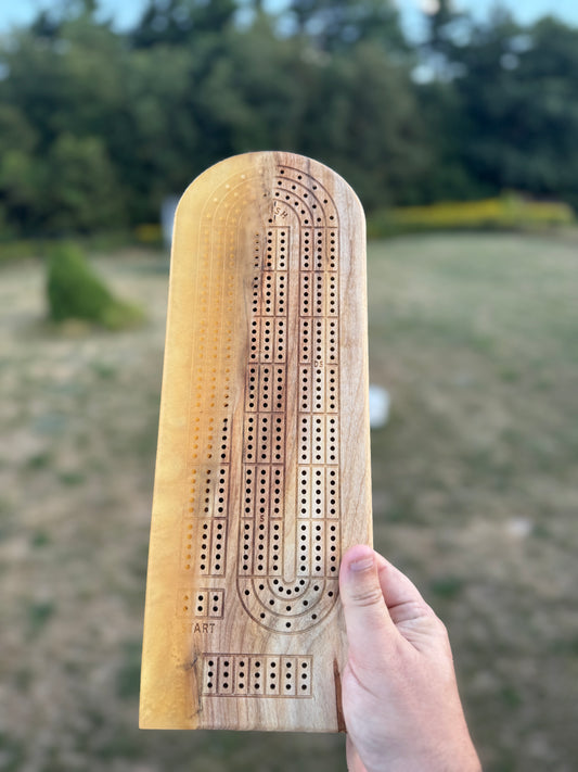 Large Cribbage Board #25