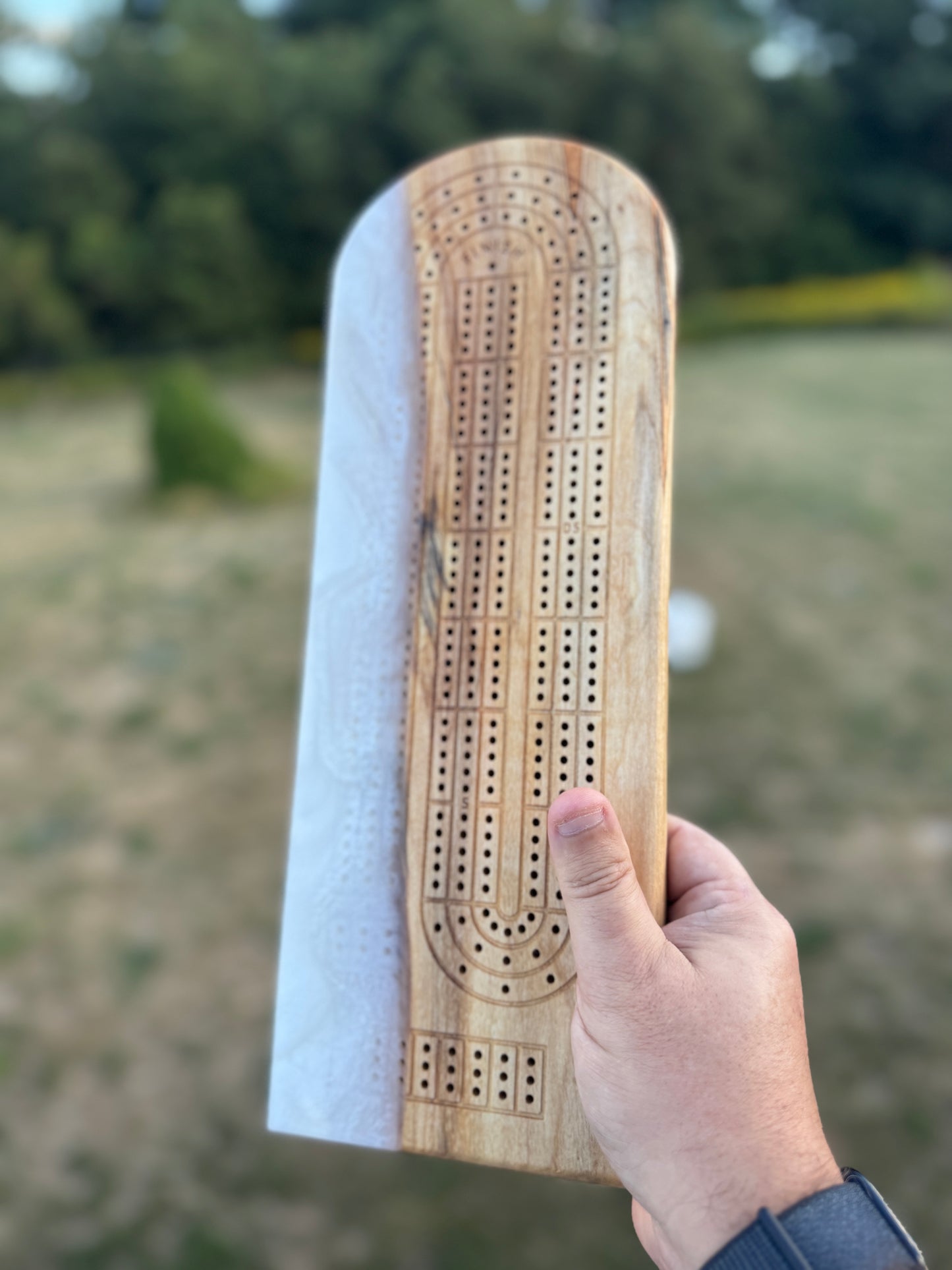 Large Cribbage Board #24
