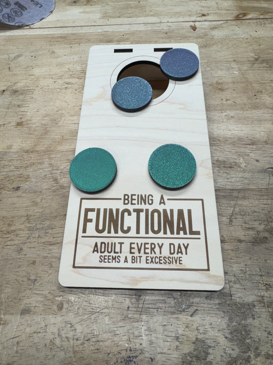 Table Top Cornhole - Functional Adult