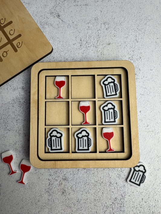 Tic Tac Toe - Beer and Wine