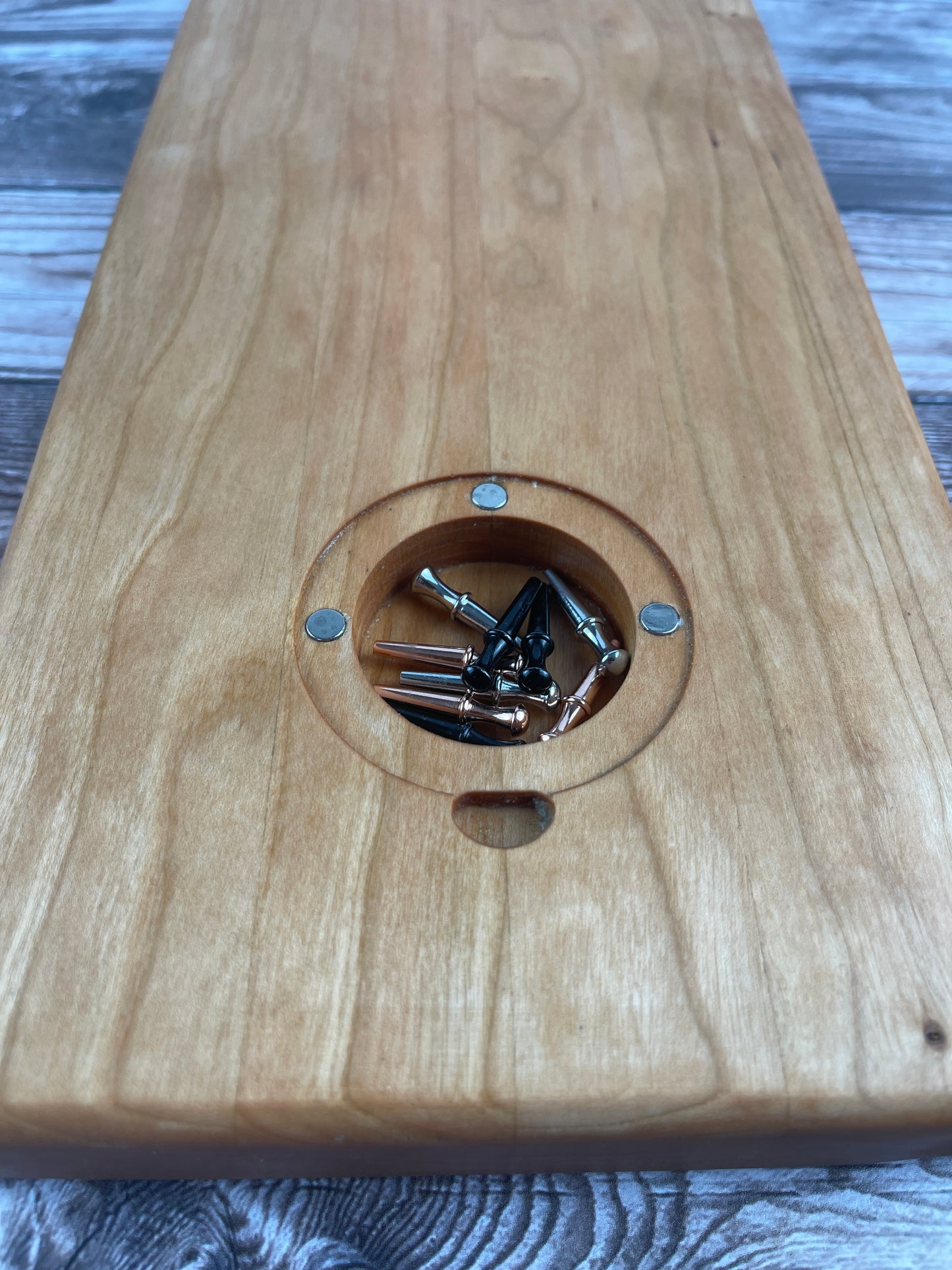 Custom Hardwood Cribbage Board - Designed to your specification